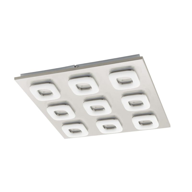 Deckenleuchte "LITAGO" Silber, 36W, warmweiß, 3150lm, 3000K, 470x470mm