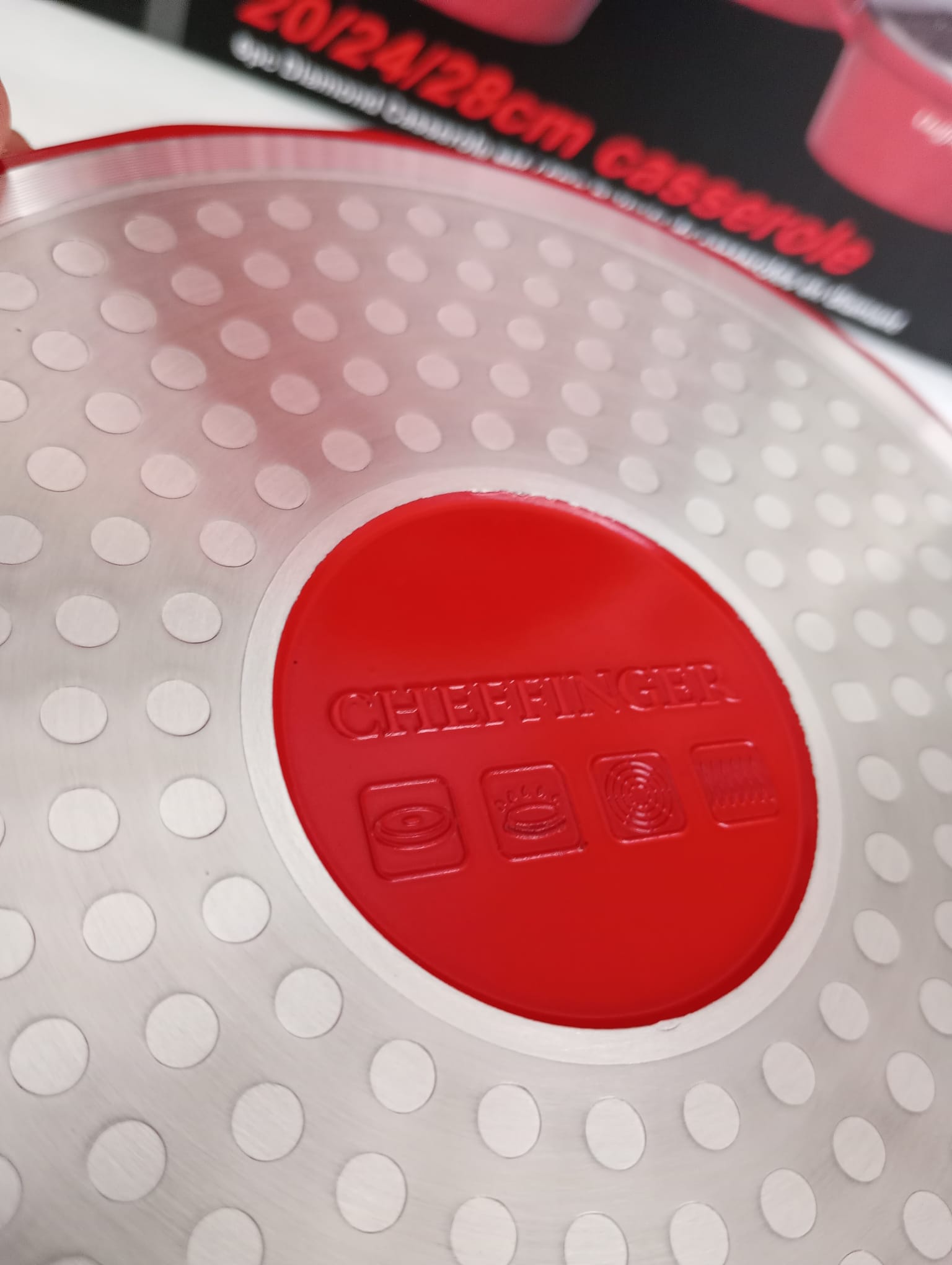 Kochtopf Diamant Kochgeschirr 6 teilig Topf Induktion Alu Guss Kochtopfset