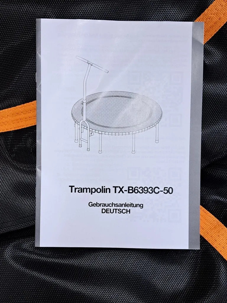 Schmidt Sports Trampolin Fitnesstrampolin mit Haltestange Sport Fitness