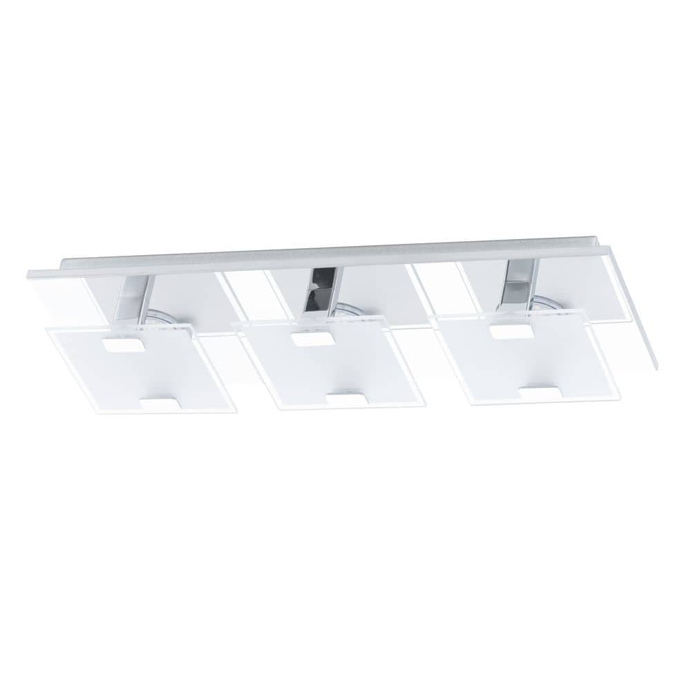LED Wandleuchte / Deckenleuchte Edelstahl chrom
