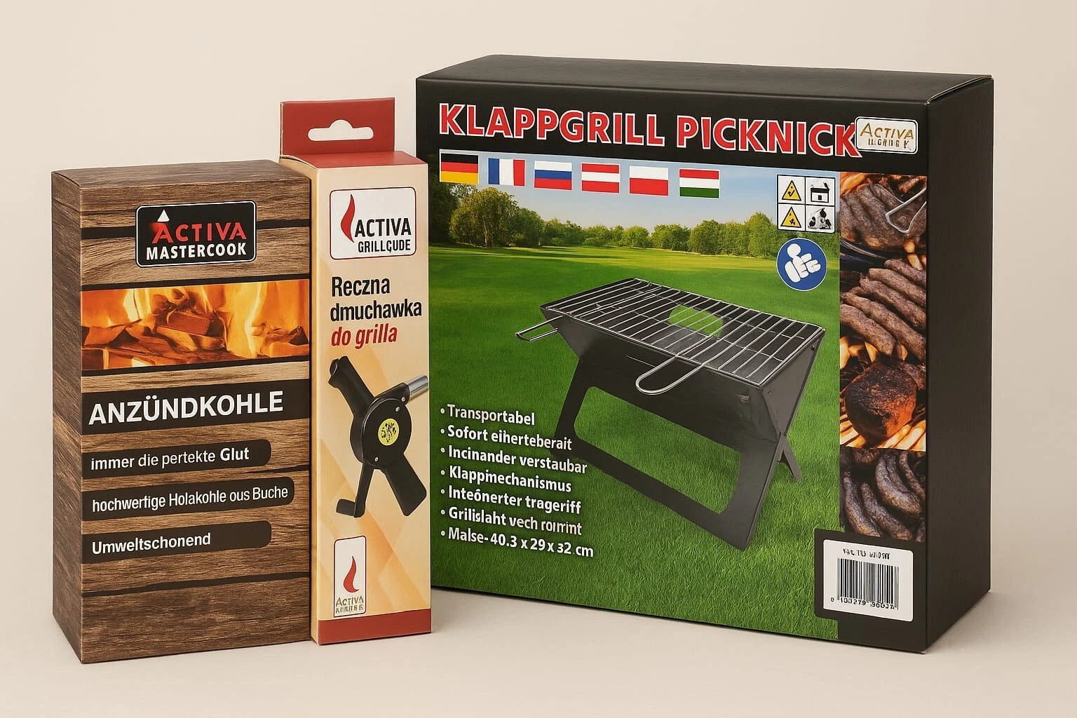 Grill Bundle / Klappgrill