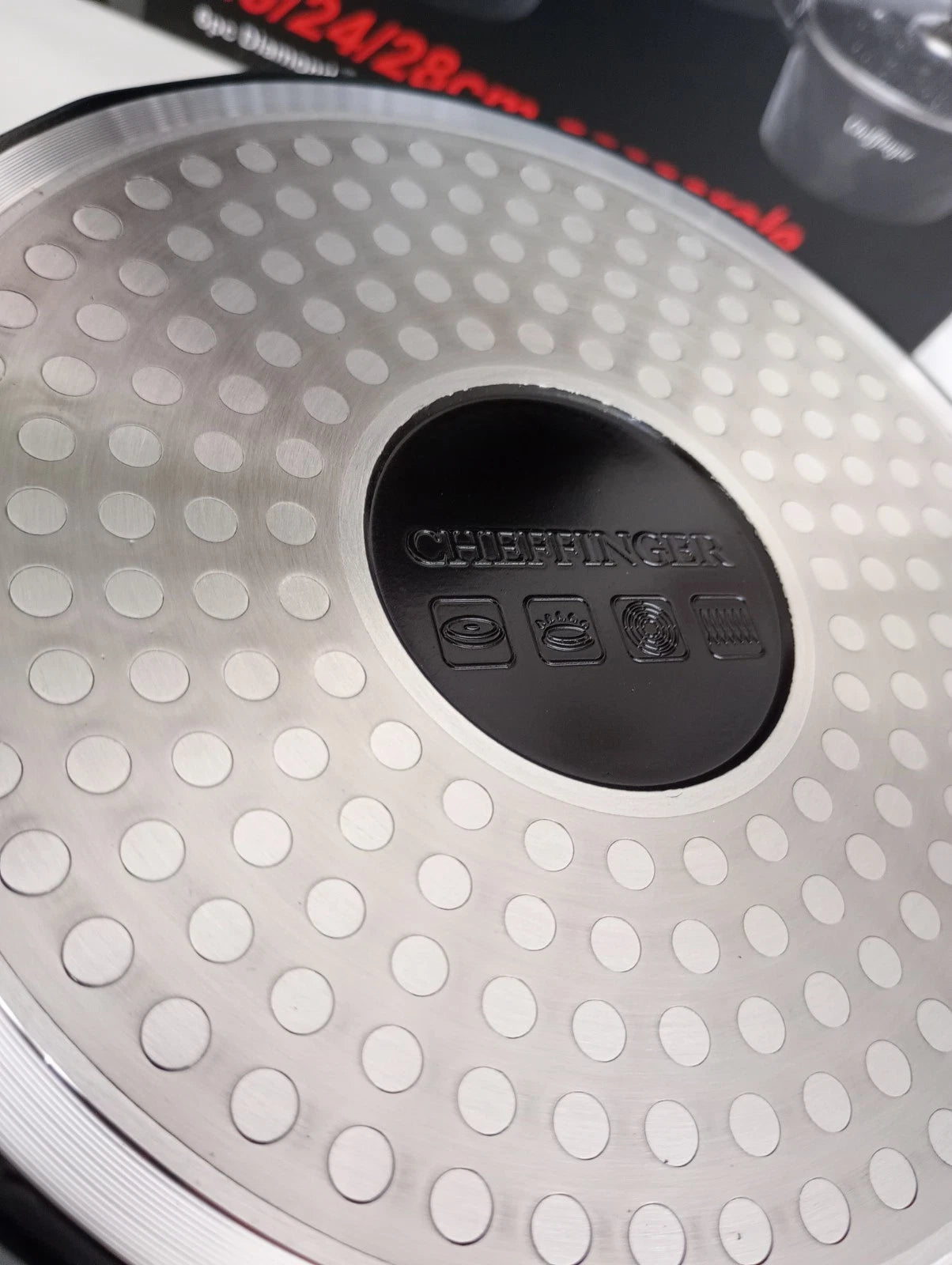 Kochtopf Diamant Kochgeschirr 6 teilig Topf Induktion Alu Guss Kochtopfset