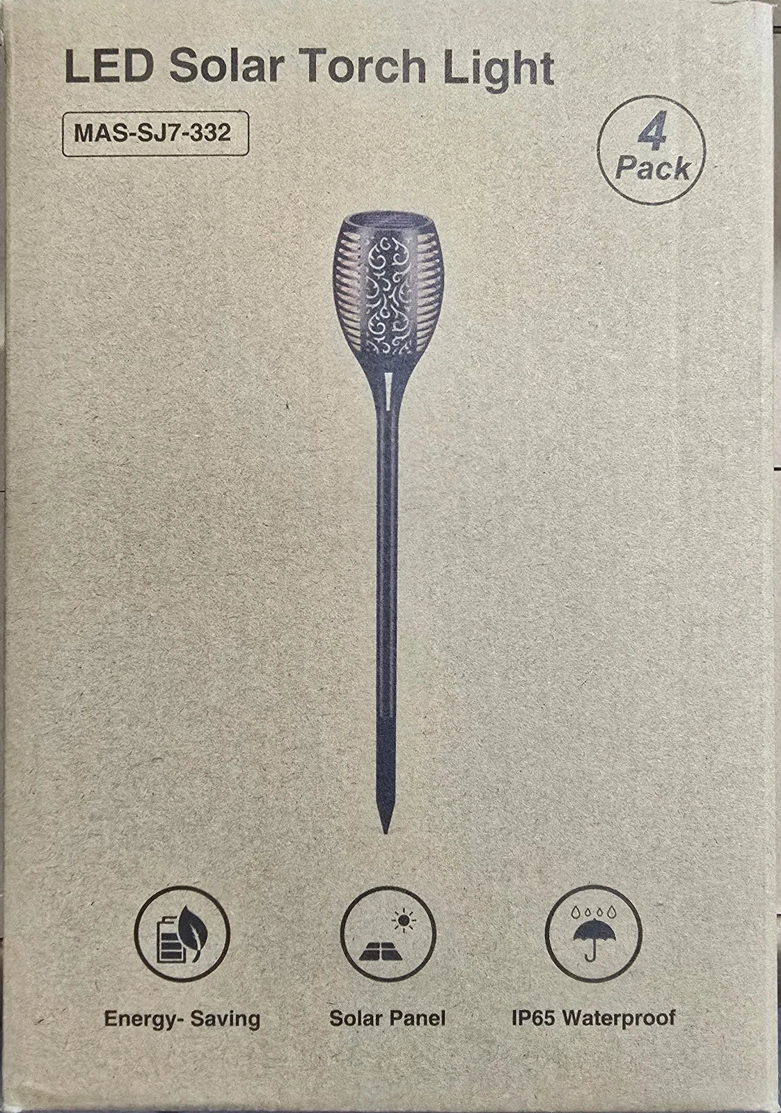 Solarleuchte LED Garten Beleuchtung Solar Licht Lampe Fackel Leuchte Flamme